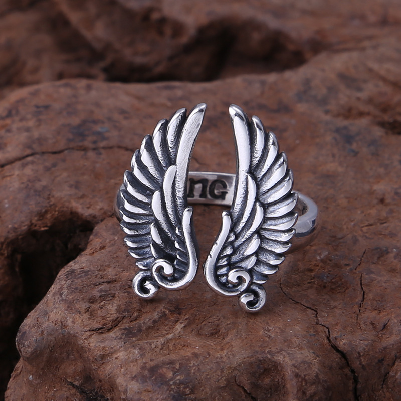 Sterling Silver Ring - Hurtowy pierścionek z retro tajskiego srebra