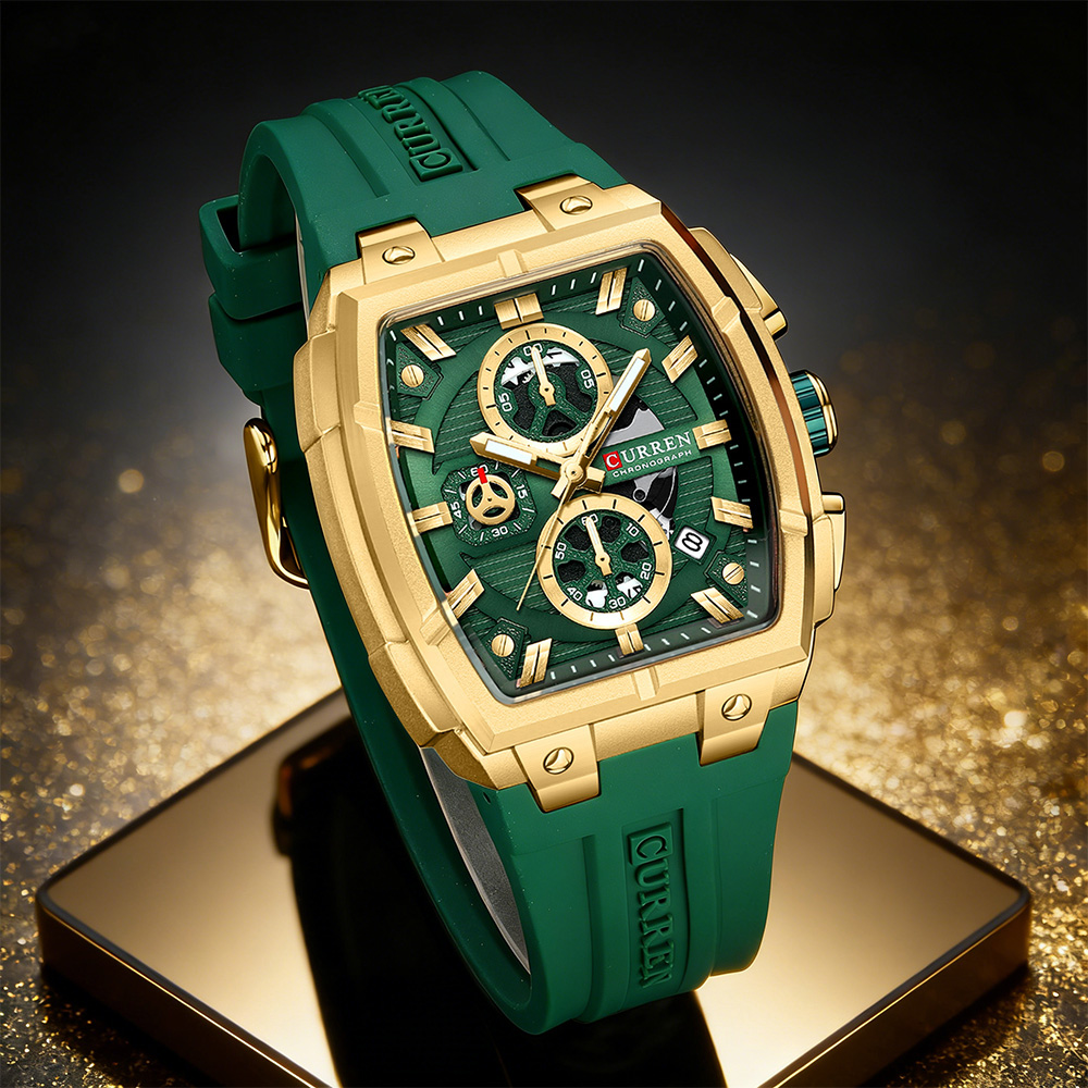 Jewelry Watch - CURREN Luksusowy Zegarek Męski Vintage Sportowy