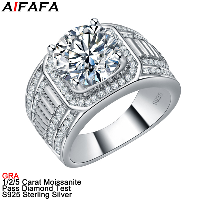 Pierścionki męskie z moissanit – Moissanite Ring recenzja i cena