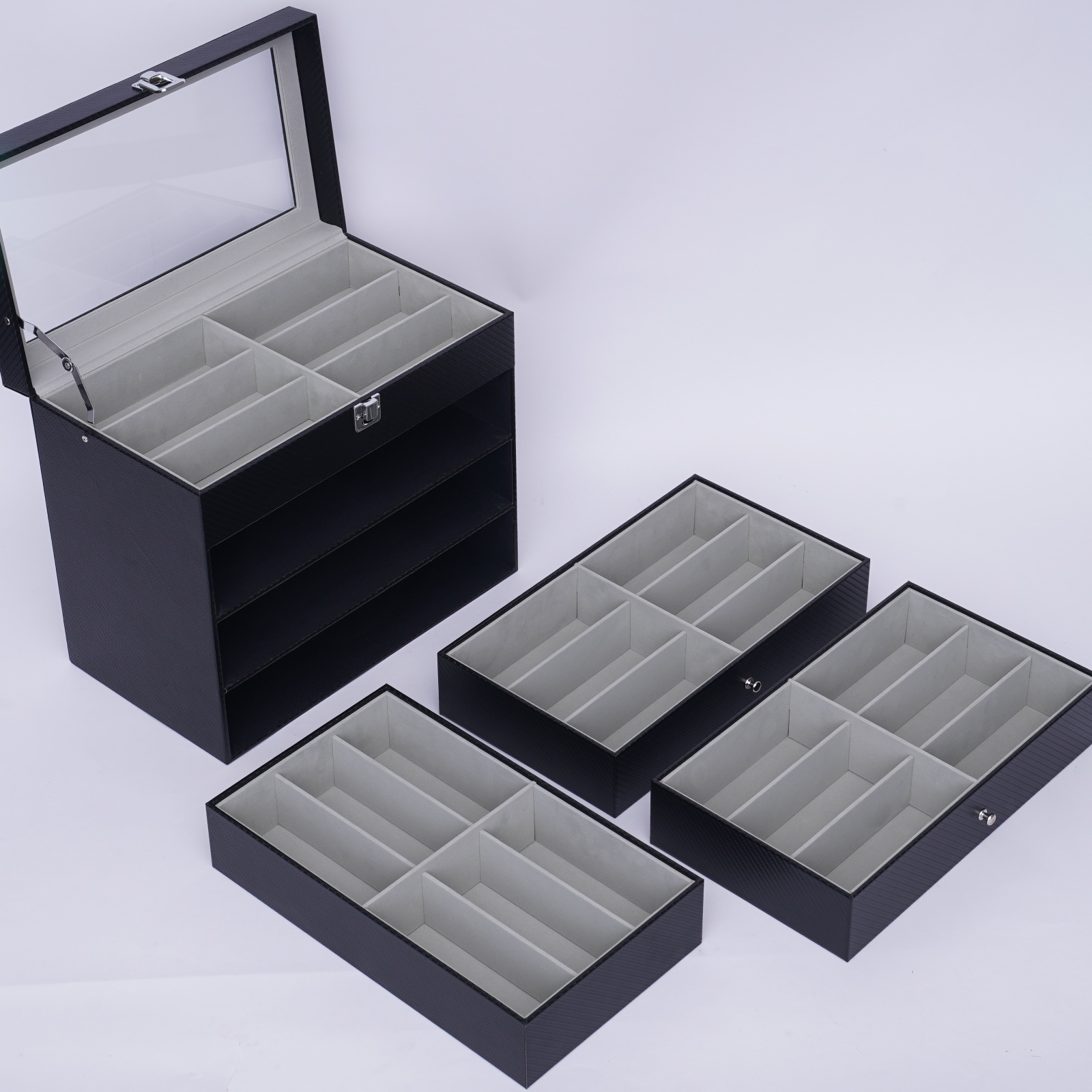 Pudełko na okulary, organizer  – Watch Display Box recenzja i cena