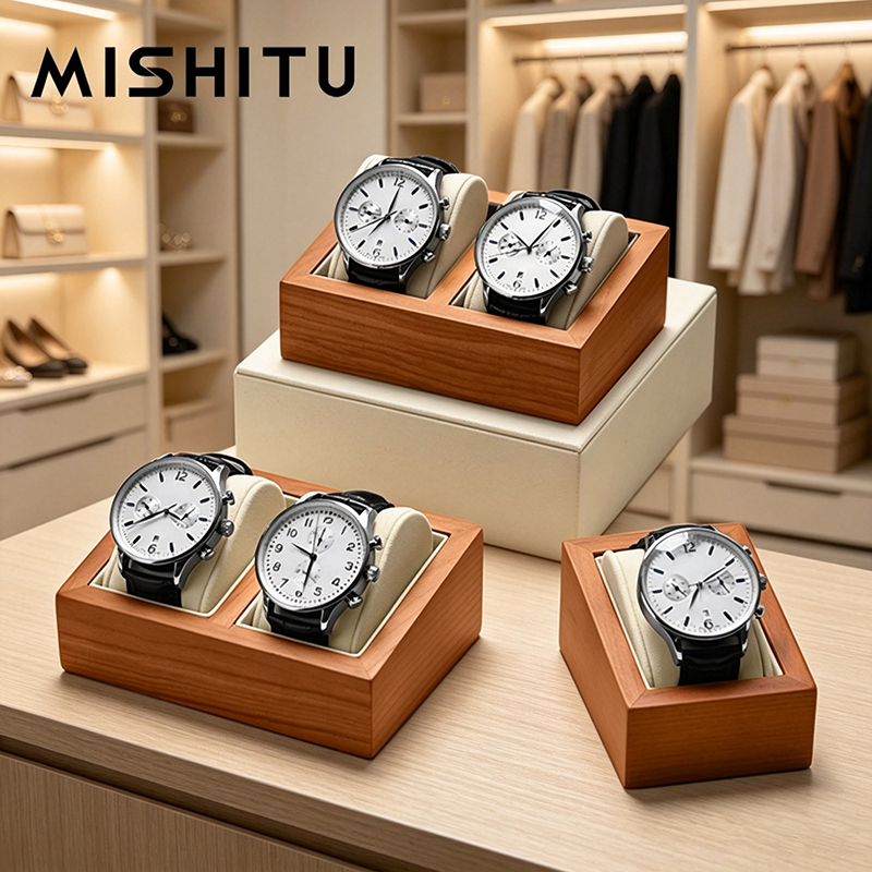 MISHITU Solidne Drewniane Pude – Watch Display Box recenzja i cena