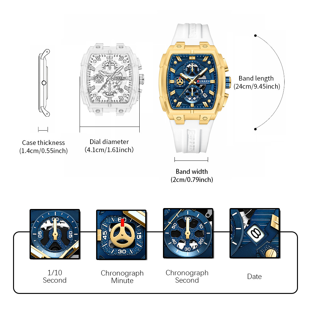 CURREN Luksusowy Zegarek Męski – Jewelry Watch recenzja i cena