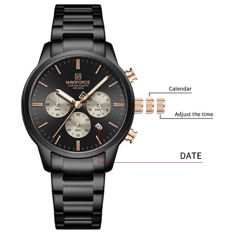 Zegarek męski NAVIFORCE Quartz – Watch Display Box recenzja i cena