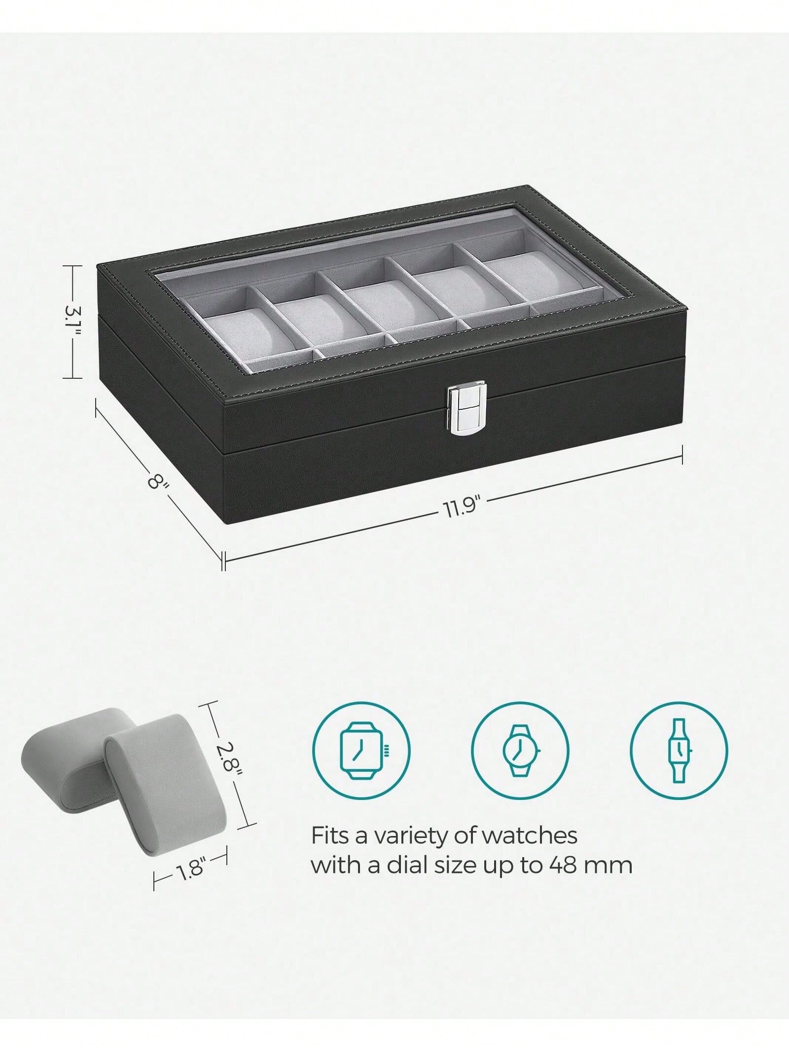 Pudełko na zegarki z 12 przegr – Watch Display Box recenzja i cena