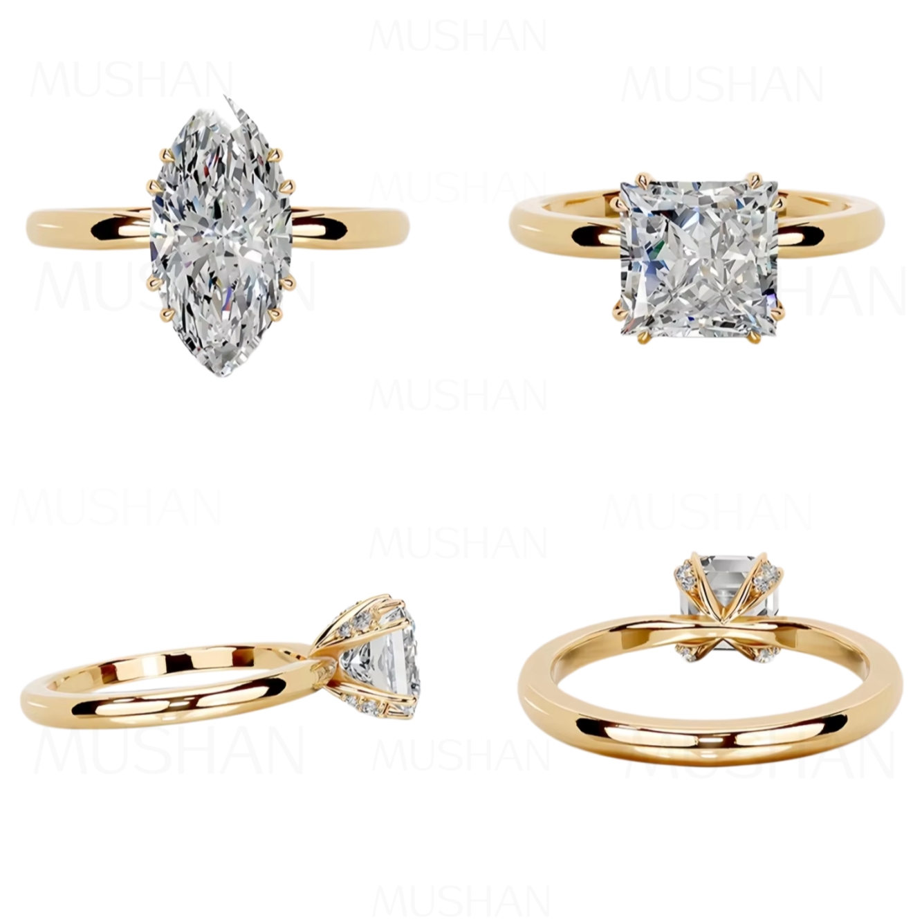 MUSHAN Biżuteria na zamówienie – Moissanite Ring recenzja i cena