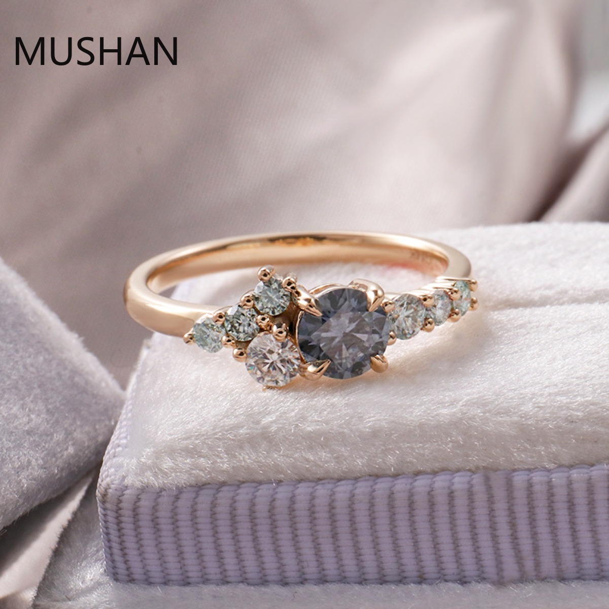 MUSHAN Luksusowe, wykonane na  – Moissanite Ring recenzja i cena