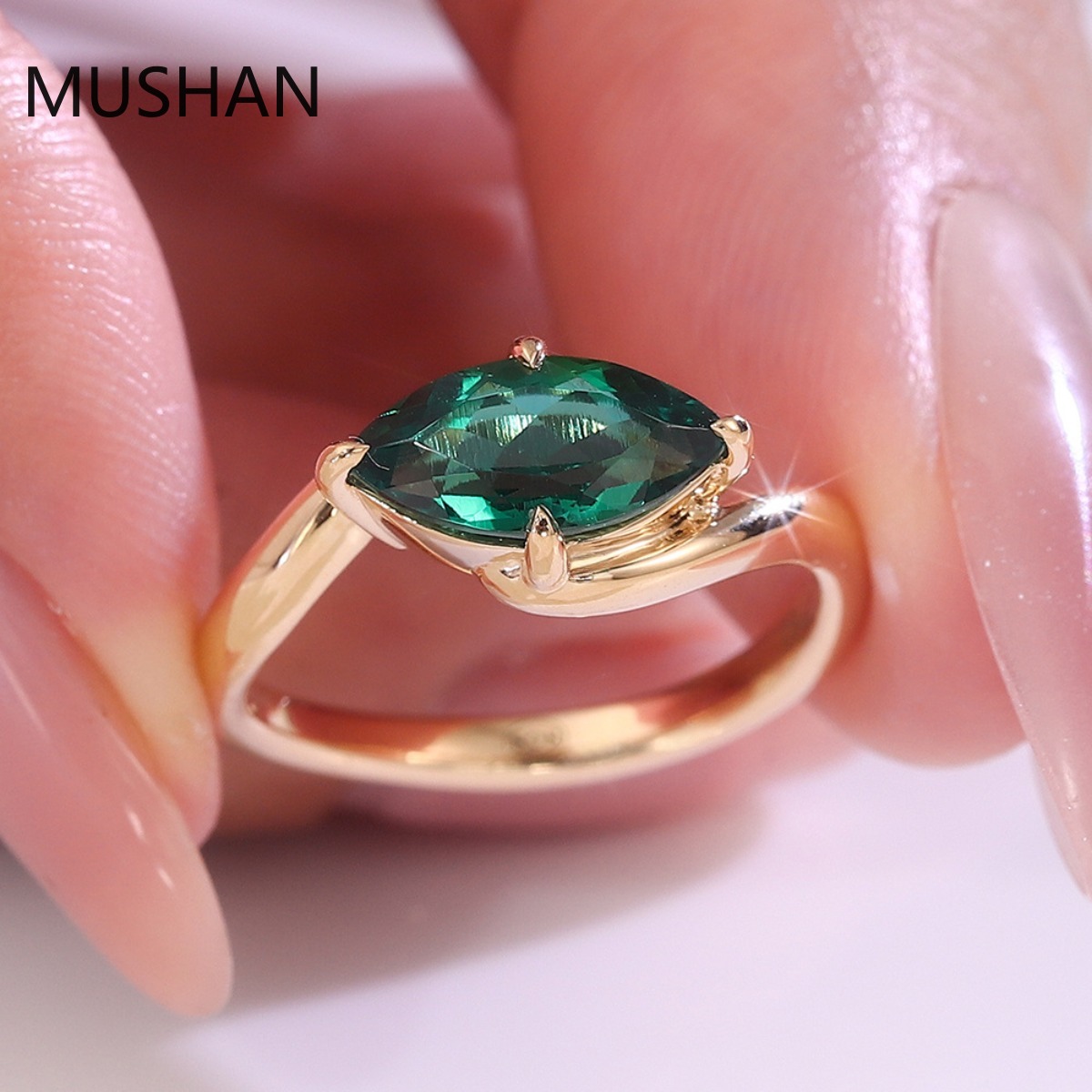 MUSHAN Luksusowe, wykonane na  – Moissanite Ring recenzja i cena