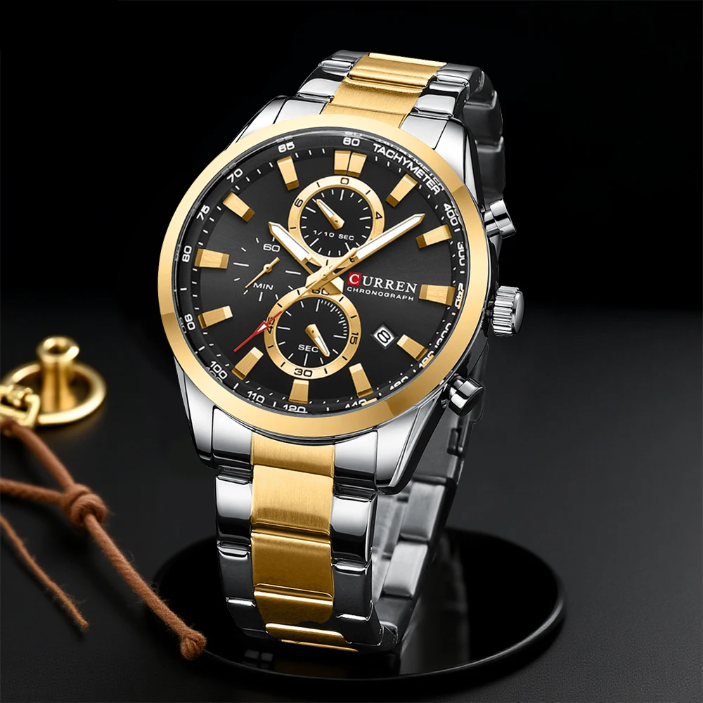 CURREN Casual Quartz Chrono Sp – Jewelry Watch recenzja i cena