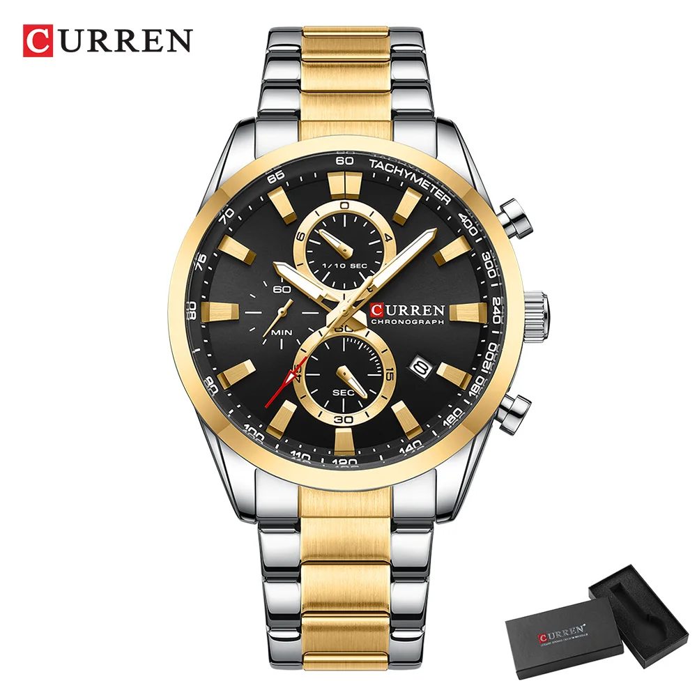 CURREN Casual Quartz Chrono Sp – Jewelry Watch recenzja i cena