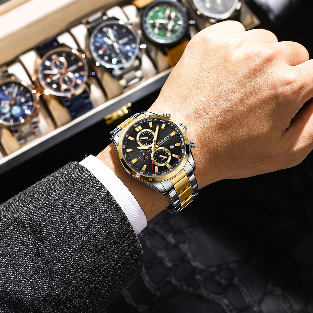 CURREN Casual Quartz Chrono Sp – Jewelry Watch recenzja i cena