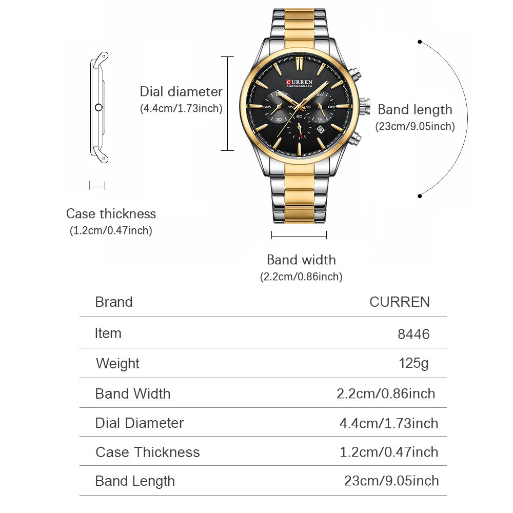 CURREN Casual Quartz Chrono Sp – Jewelry Watch recenzja i cena