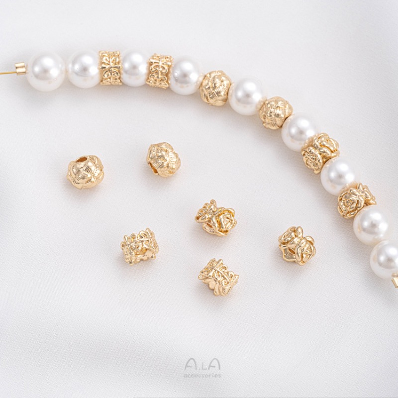 Wieniec z róż z wełny w kolorz – Rose Gold Bracelet recenzja i cena