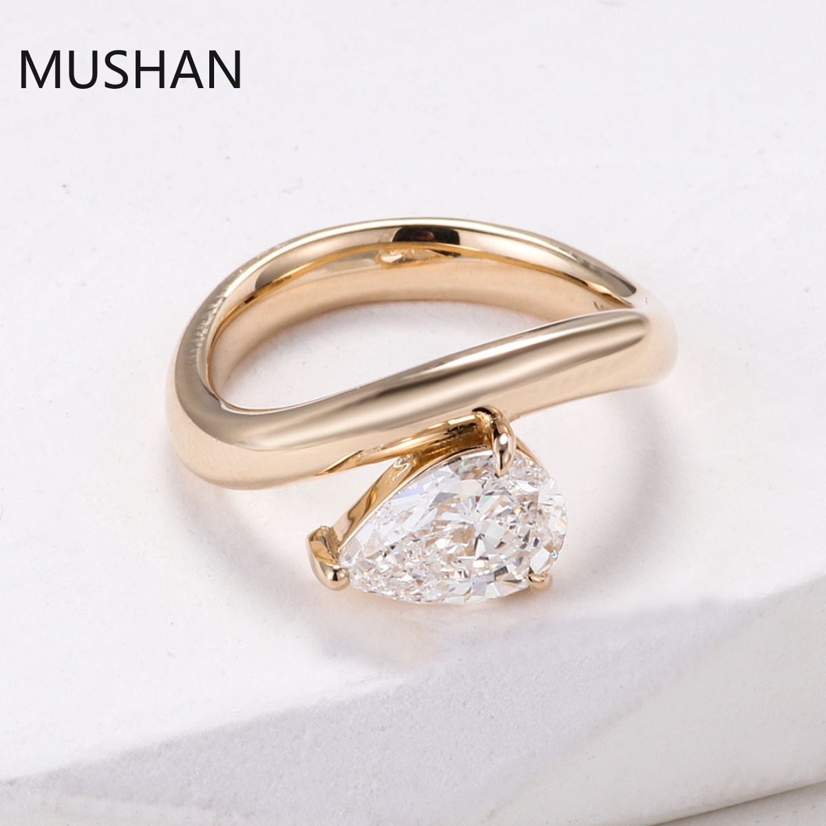 MUSHAN Luksusowe, wykonane na  – Moissanite Ring recenzja i cena