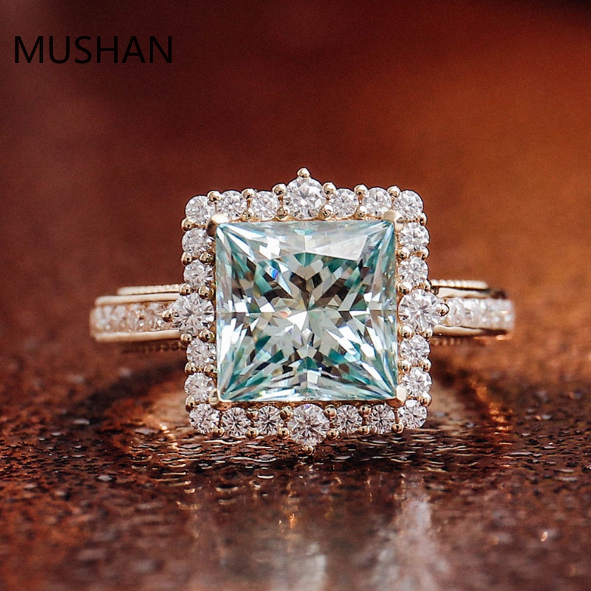 MUSHAN Luksusowe, wykonane na  – Moissanite Ring recenzja i cena