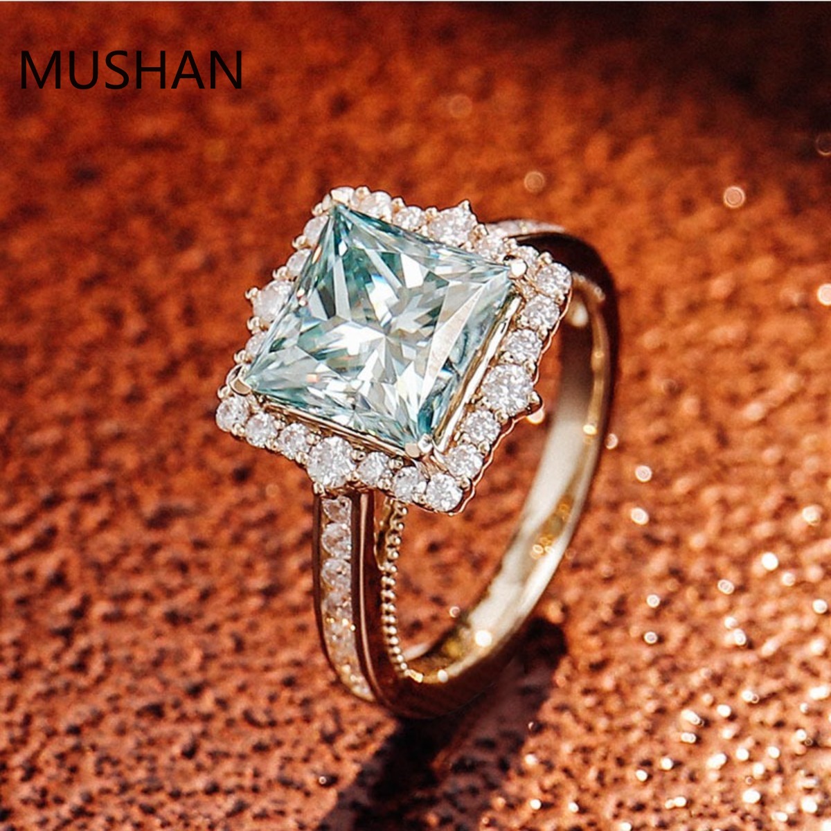 MUSHAN Luksusowe, wykonane na  – Moissanite Ring recenzja i cena