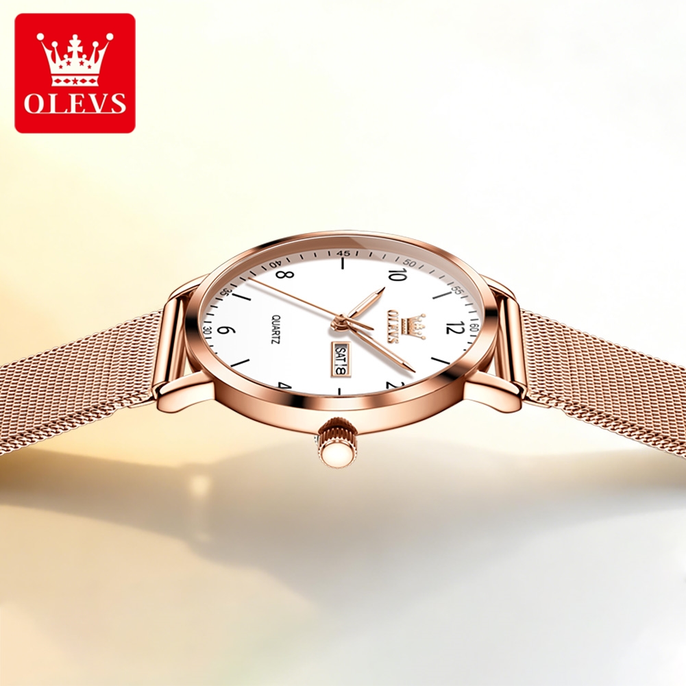 OLEVS 2996 Damskie Zegarki Ory – Watch Display Box recenzja i cena