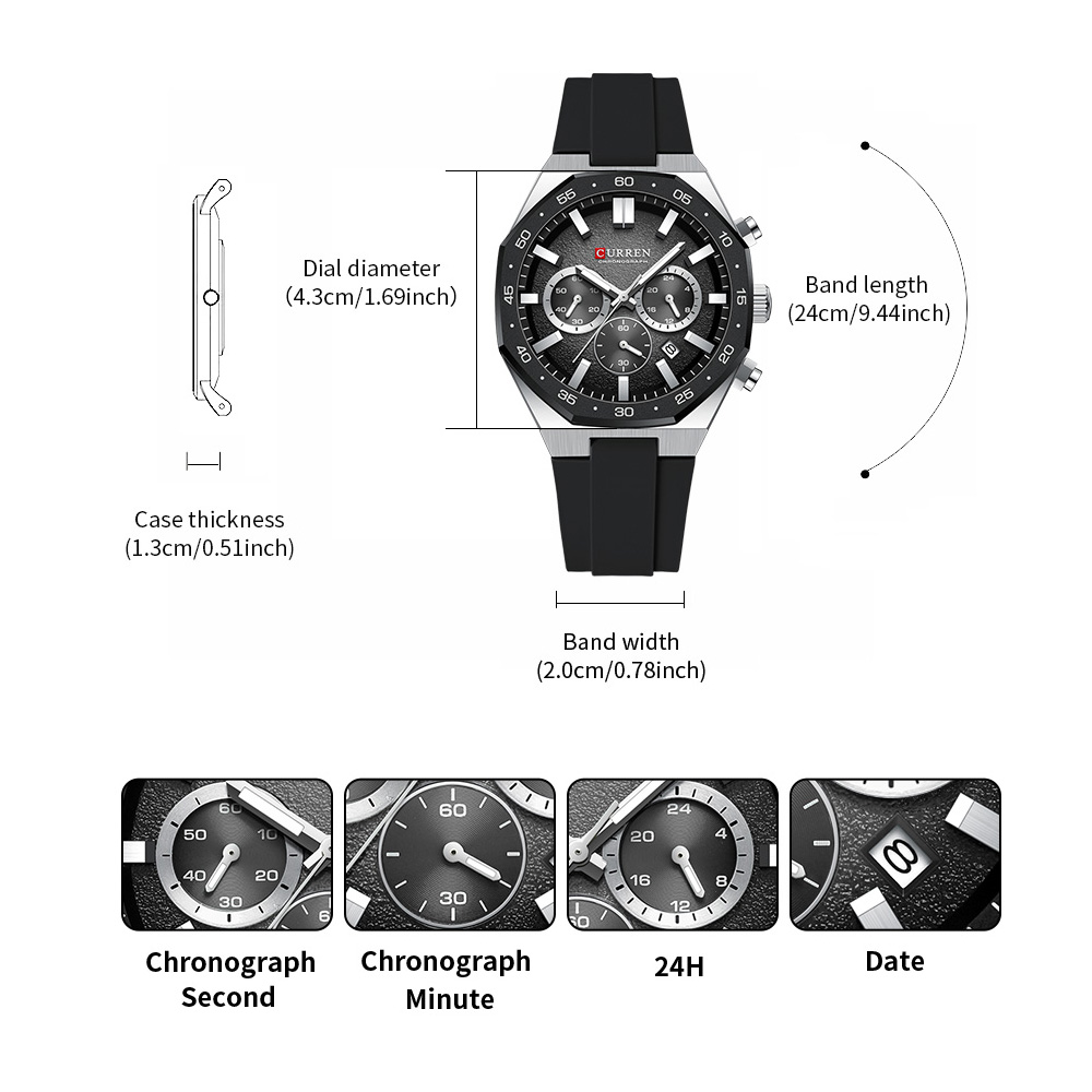 CURREN Modny Męski Zegarek Spo – Jewelry Watch recenzja i cena