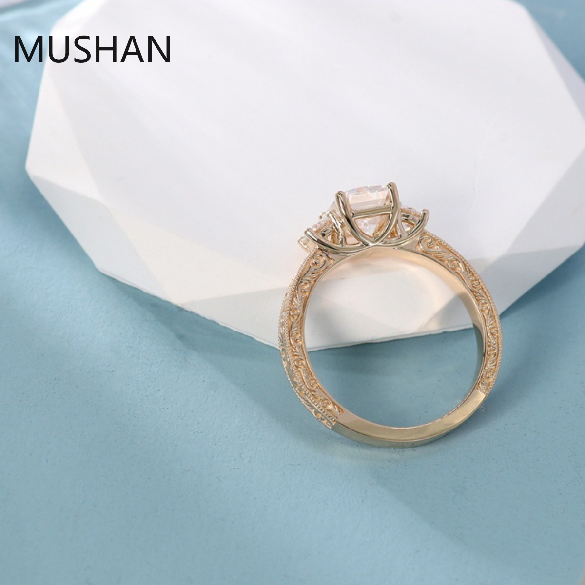 MUSHAN Luksusowe Pierścionki n – Moissanite Ring recenzja i cena